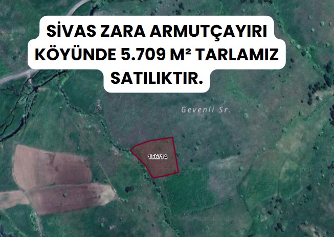 SİVAS ZARA ARMUTÇAYIRI KÖYÜNDE 5.709 M² TARLAMIZ SATILIKTIR. - SİVAS ZARA fotoğraf 6